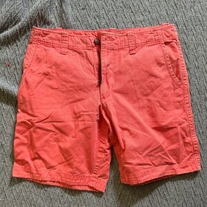 Red Camel Red Flat Front Mens Shorts Size 36 100% Cotton